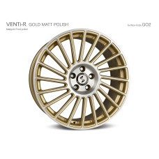 ETA-BETA VENTI-R 20x8.5 5x112 ET45 GOLD MATT POLISHED